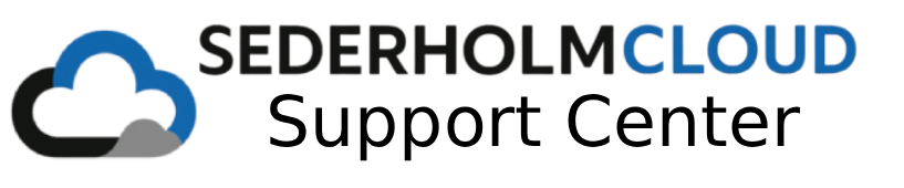 SederholmCloud Support